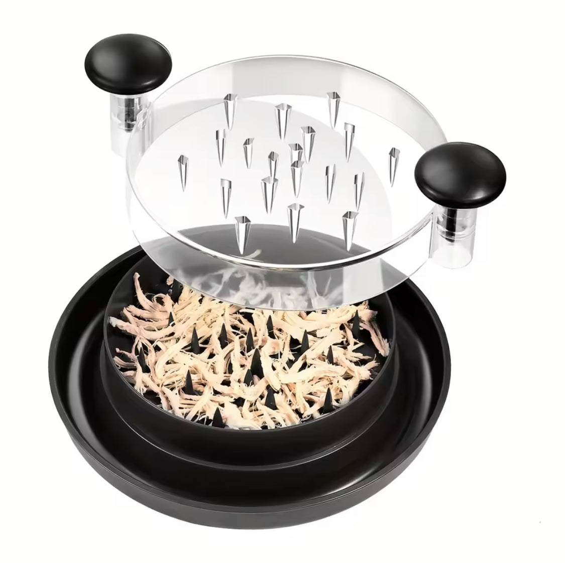 Upgraded Chicken Shredder Tool, Chicken Grinding Machine With Lid, Rotating Tool For Chopping Meat And Vegetables, Chicken Mincing Tool Upgraded Chicken Shredder Tool, Chicken Grinding Machine With Lid, Rotating Tool For Chopping Meat And Vegetables, Chicken Mincing Tool